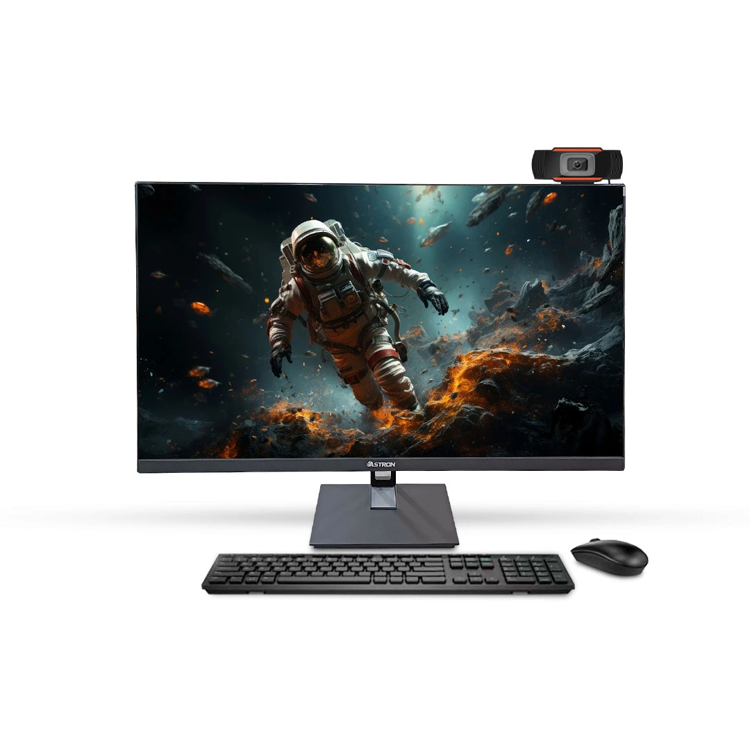 ASTRON 24" ASTRON 2406 8/256 ALL IN ONE I5 BLACK CON CAMARA + TECLADO + MOUSE