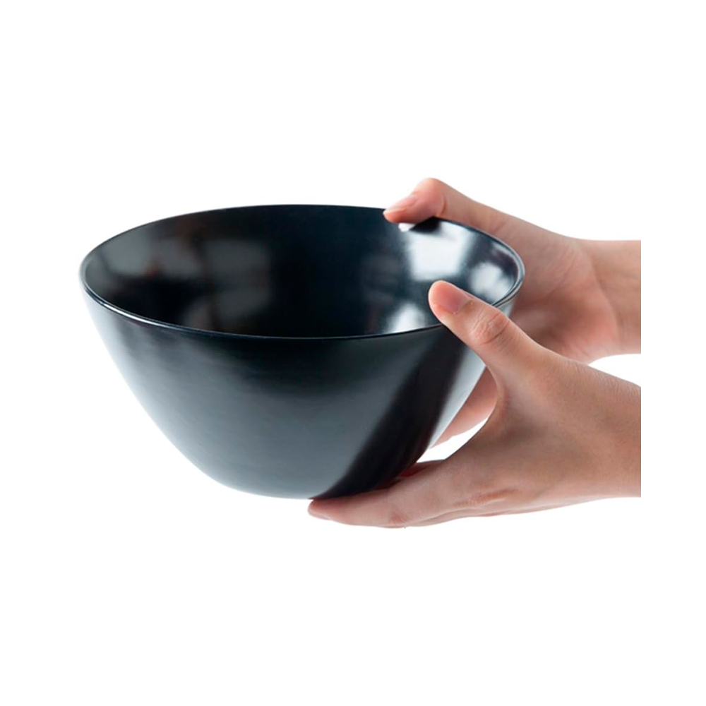 PLATO TRIA 15CM NEGRO (TR386B)