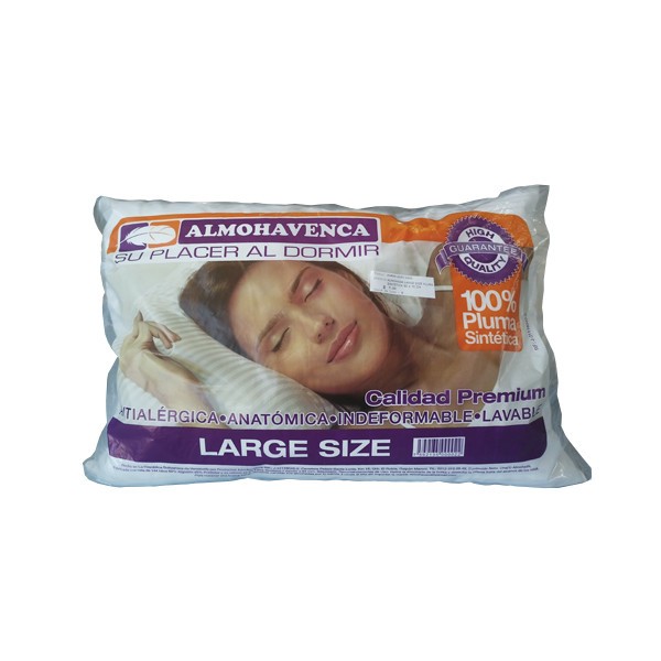ALMOHADA LARGE SIZE PLUMA SINTETICA 50 X 70 CM 00AAL