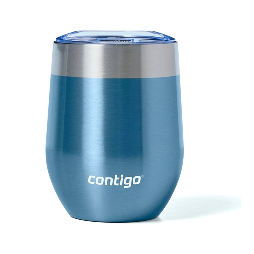 VASO CONTIGO 2170399 12 OZ 354 ml BLUE INOX 2 UNID