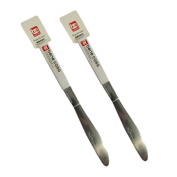 CUCHILLOS DE ACERO INOX BC-38115 BENE CASA 2 PZAS