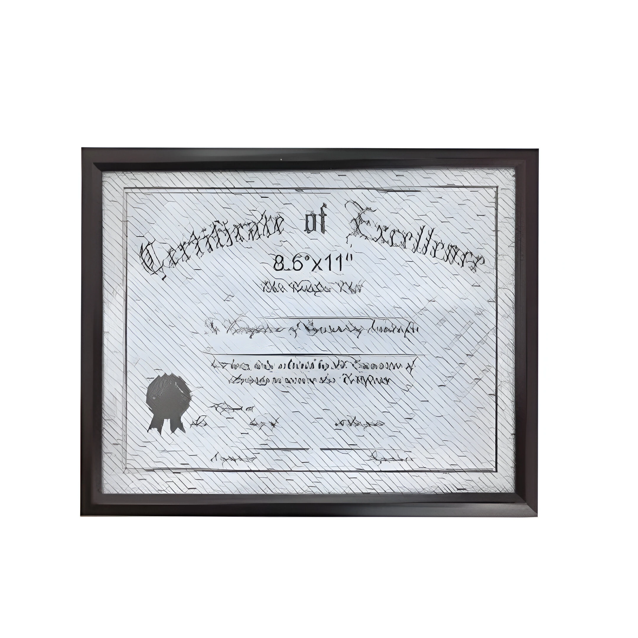 PORTA CERTIFICADOS 8.5X11" 712-38390 NEGRO