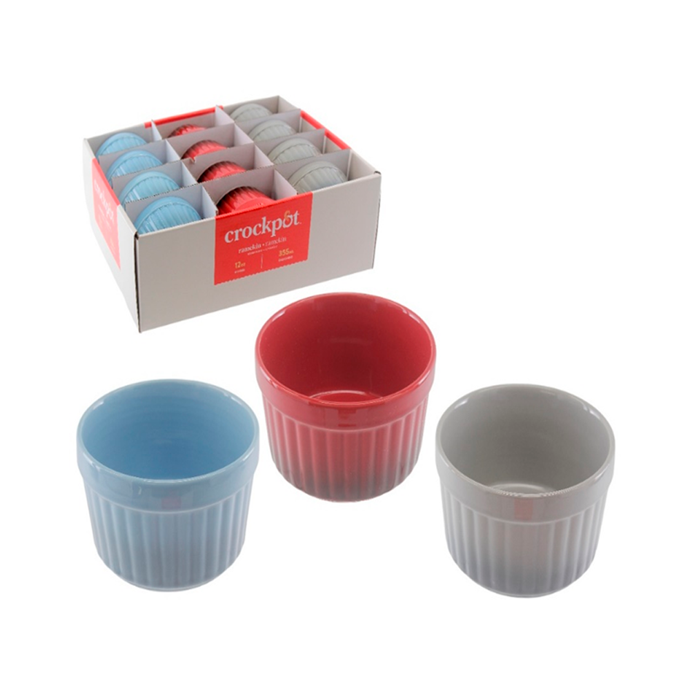 ENSALADERA 4.25" 355 ML (12941301) ROJO/GRIS/CELESTE