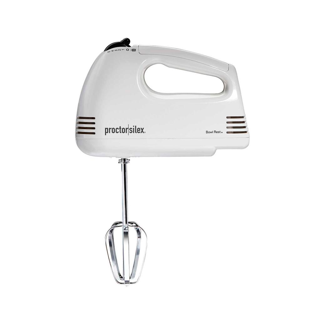 BATIDORA D/MANO 62509P PROCTOR SILEX 5.VEL BLANCO 100 WATT